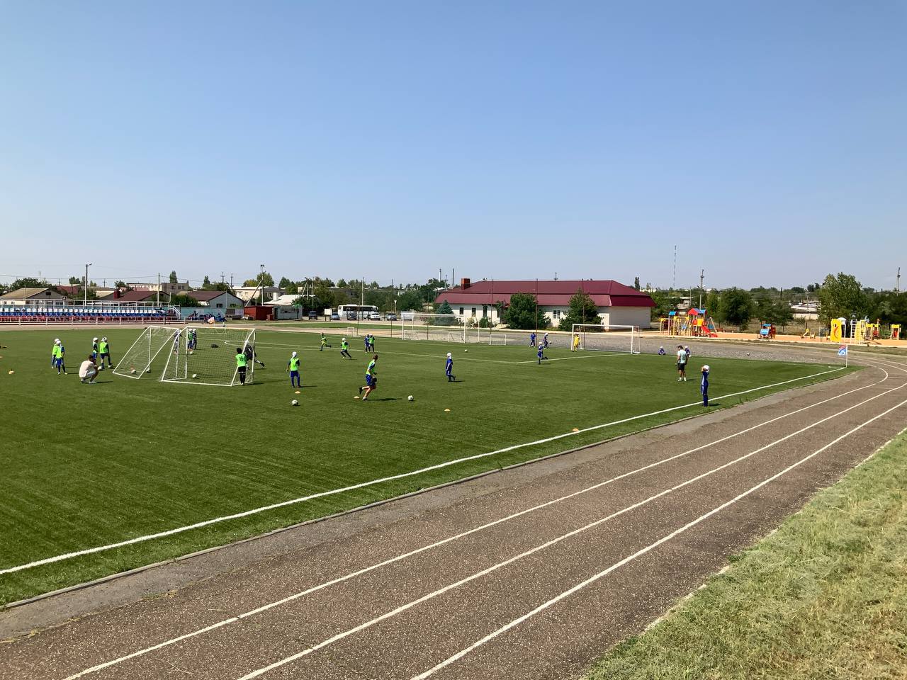 Поле с покрытием